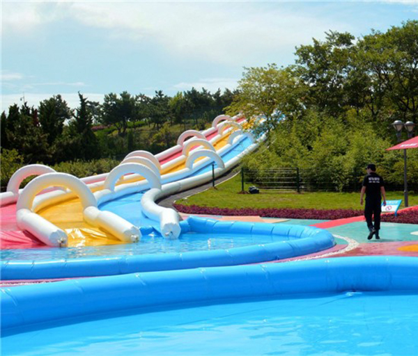 the City Slip N Slide Inflatable Water Slide Inflatable Slide 第1张