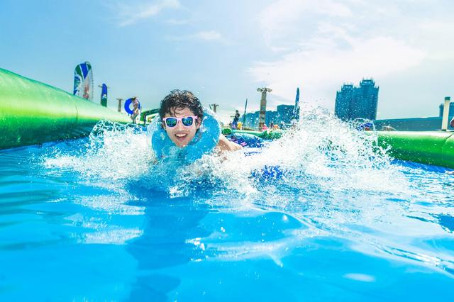 the City Slip N Slide Inflatable Water Slide Inflatable Slide 第3张