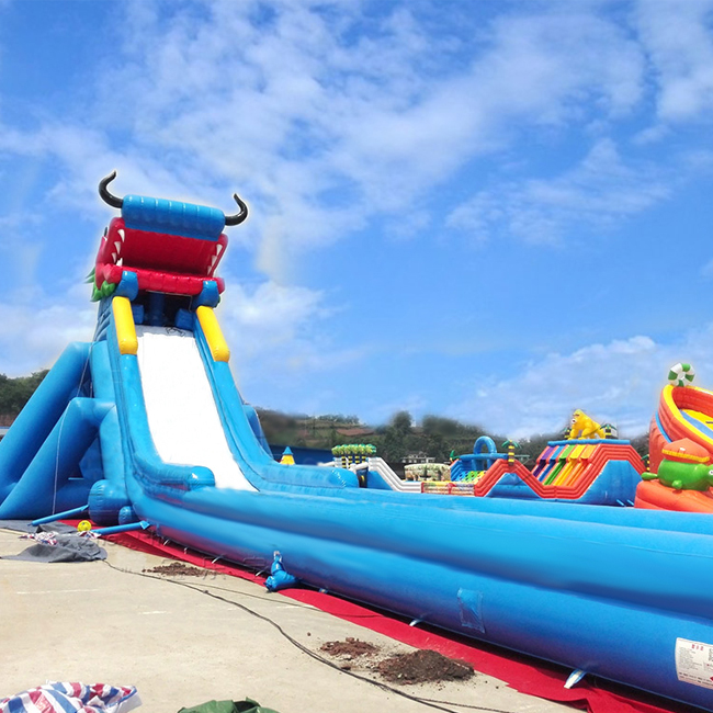 50ft Faucet Inflatable Water Slide Commercial Grade Oversized Slides Inflatable Water Slide Inflatable Slide 第4张