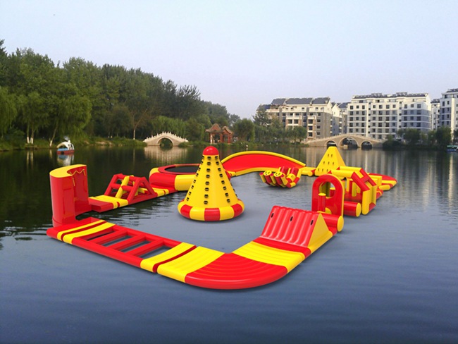 Inflatable Floating Water Park Inflatable Aqua Park Obstacle Beach Water Park Equipment Inflatable Obstacle Course 第3张