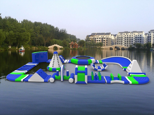 Inflatable Floating Water Park Inflatable Aqua Park Obstacle Beach Water Park Equipment Inflatable Obstacle Course 第4张