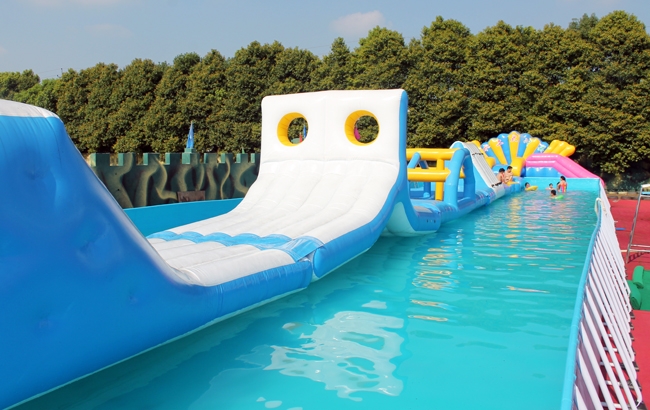 Water flushing equipment Inflatable Obstacle Course 第4张