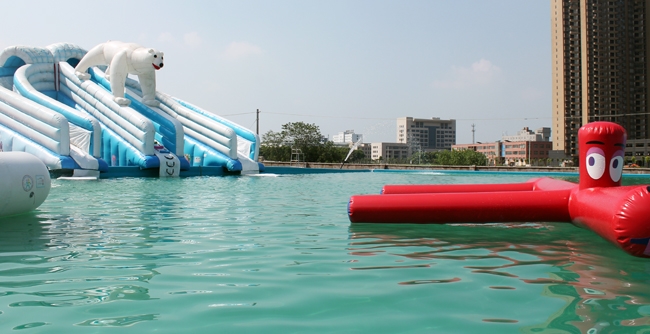 Hebei Chengde Inflatable Water Park Customer Case 第5张