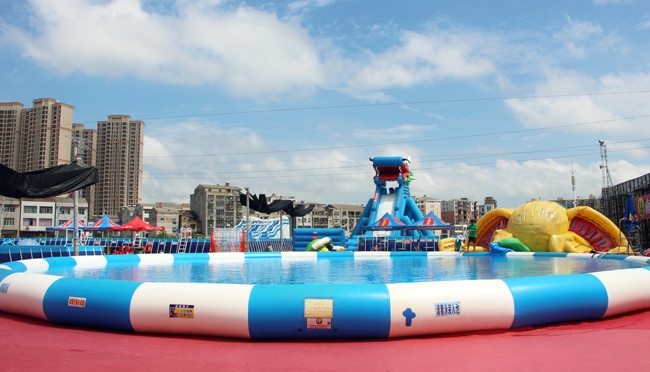 HuNan Inflatable Water Park Customer Case 第1张