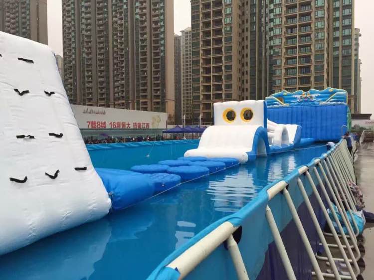 Gansu Inflatable Water Park Customer Case 第1张