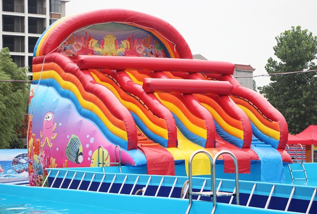 Neimeng Inflatable Water Park Customer Case 第1张