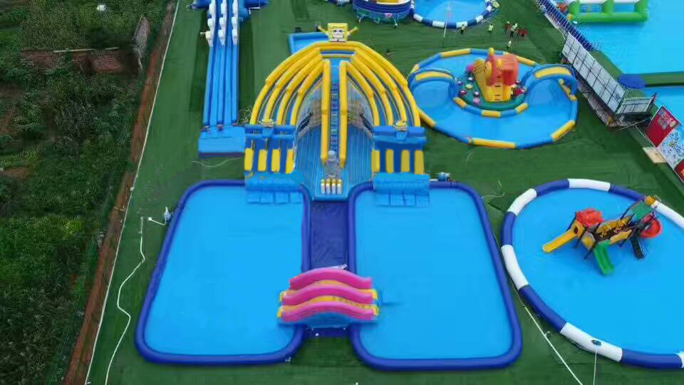 Yongzhou Coldwater Beach Inflatable Water Park Case Customer Case 第2张