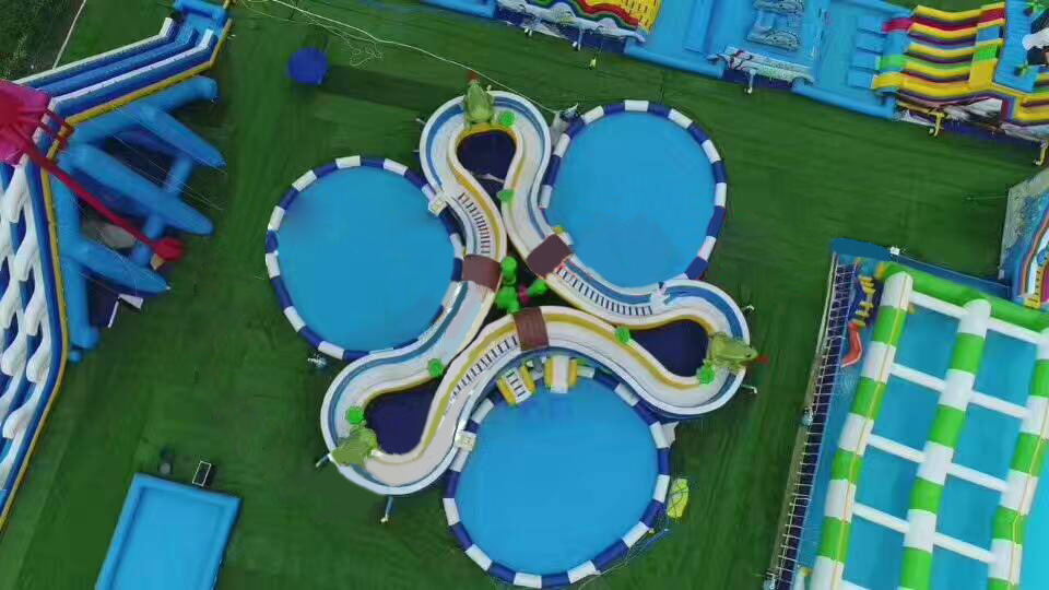 Yongzhou Coldwater Beach Inflatable Water Park Case Customer Case 第4张